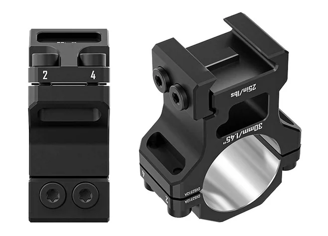 Кільця Discovery Scope Mount 6061 Series (30 мм) High на Picatinny. ВН - 22 мм Фото 3
